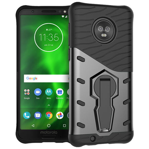 Slim Shield Tough Shockproof Case for Motorola Moto G6 - Grey